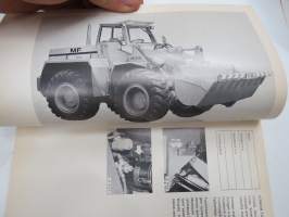 Massey-Ferguson MF 33B pyöräkuormaaja käyttö ja huolto / käyttöohjekirja -operator´s manual in finnish