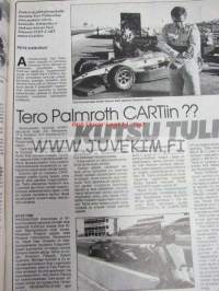 Vauhdin maailma 1988 nr 5 -mm. Tero Palmroth CARTiin, Truck MM, Pontiac Trans Am Tvin Turbo, Lancer 4WD Turbo, Fiat Uno merkkiluokka esiintyy, Chevy El Camino SS,