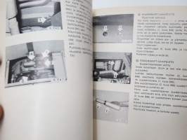 Massey-Ferguson MF 33B pyöräkuormaaja käyttö ja huolto / käyttöohjekirja -operator´s manual in finnish