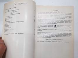 Massey-Ferguson MF 77C pyöräkuormaaja käyttö ja huolto / käyttöohjekirja -operator´s manual in finnish