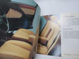 Lancia Thema i.e. 16v / turbo 16v 1990 -myyntiesite / sales brochure
