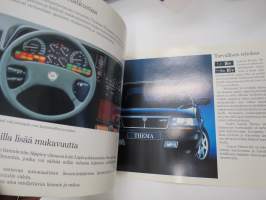 Lancia Thema i.e. 16v / turbo 16v 1990 -myyntiesite / sales brochure