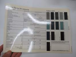 Lancia Thema i.e. 16v / turbo 16v 1990 -myyntiesite / sales brochure