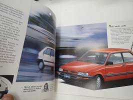 Subaru Justy 4WD -myyntiesite / sales brochure