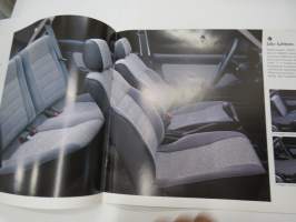 Subaru Justy 4WD -myyntiesite / sales brochure