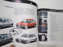 Subaru Justy 4WD -myyntiesite / sales brochure