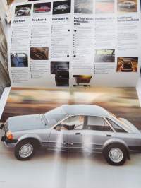 Ford Escort 1981 -myyntiesite / sales brochure