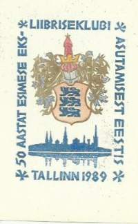 50 aasat esimese eks liibriseklubi asutamisest Eestis 1989 - Ex Libris