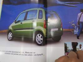 Opel Agila 2000 -myyntiesite / sales brochure