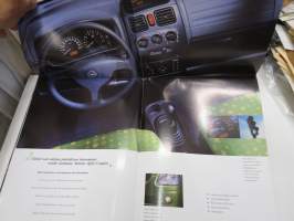 Opel Agila 2000 -myyntiesite / sales brochure