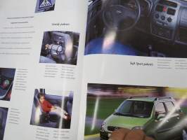 Opel Agila 2000 -myyntiesite / sales brochure