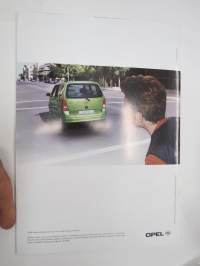 Opel Agila 2000 -myyntiesite / sales brochure