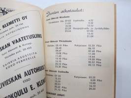 Herättäjäjuhlat Nivala 5-7.7.1966 Juhlaopas - Käsiohjelma -religious meeting, program and guide