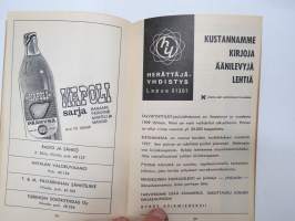Herättäjäjuhlat Nivala 5-7.7.1966 Juhlaopas - Käsiohjelma -religious meeting, program and guide