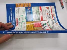 Rauman Seudun paikallispuhelinluettelo 2004 - puhelinluettelo Rauma -telephone catalog