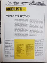 MOBILISTI - lehti vanhojen ajoneuvojen harrastajille 3/1984.