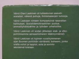 Aika sotia - aika sopia - Väinö Leskinen 1917-1972