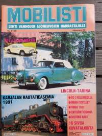 MOBILISTI - lehti vanhojen ajoneuvojen harrastajille 6/1991.