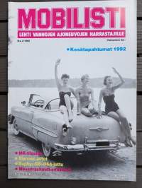 MOBILISTI - lehti vanhojen ajoneuvojen harrastajille 2/1992.