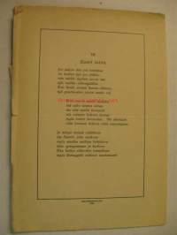 Juhlalaulu, runo ja ohjelma Porin Lyseon 50-vuotisjuhla 14.-15.9.1929