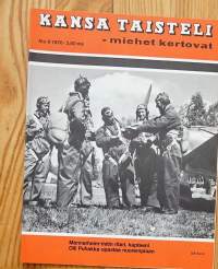 Kansa taisteli - miehet kertovat  1976 nr 9 - kansi Mannerheim-risti ritari Olli Puhakka, talvisodan muistoristit, jatkosodan muistoristit, SA Kenttätykistö,