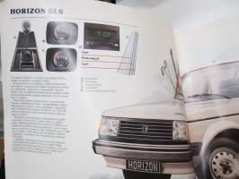 Chrysler Horizon LS, GL, GLS -myyntiesite / sales brochure