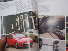 Porsche 924, 911 SC, Turbo, 928 -myyntiesite / sales brochure