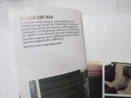 Porsche 924, 911 SC, Turbo, 928 -myyntiesite / sales brochure