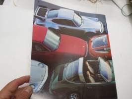 Porsche 924, 911 SC, Turbo, 928 -myyntiesite / sales brochure