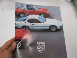 Porsche 924, 911 SC, Turbo, 928 -myyntiesite / sales brochure