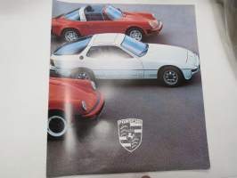 Porsche 924, 911 SC, Turbo, 928 -myyntiesite / sales brochure