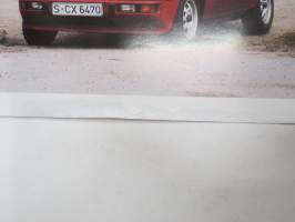 Porsche 924, 911 SC, Turbo, 928 -myyntiesite / sales brochure