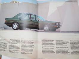 BMW 518, 520i, 525i, 528i 1981 -myyntiesite / sales brochure