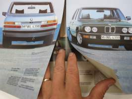 BMW 518, 520i, 525i, 528i 1981 -myyntiesite / sales brochure