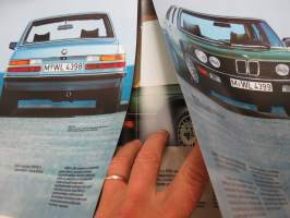 BMW 518, 520i, 525i, 528i 1983 -myyntiesite / sales brochure