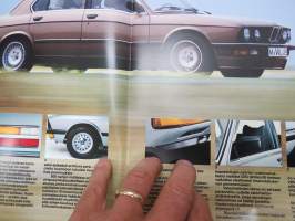 BMW 518, 520i, 525i, 528i 1983 -myyntiesite / sales brochure