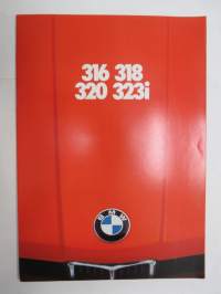 BMW 316, 318, 320, 323i 1978 -myyntiesite / sales brochure