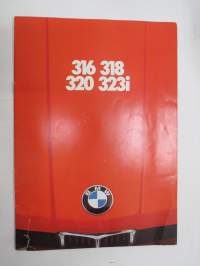 BMW 316, 318, 320, 323i 1978 -myyntiesite / sales brochure