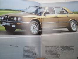 BMW 518, 520, 525, 528i 1980 -myyntiesite / sales brochure