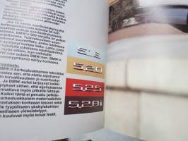 BMW 518, 520, 525, 528i 1980 -myyntiesite / sales brochure