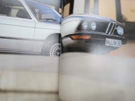 BMW 518, 520, 525, 528i 1980 -myyntiesite / sales brochure