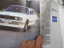 BMW 518, 520, 525, 528i 1980 -myyntiesite / sales brochure
