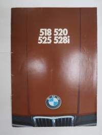 BMW 518, 520, 525, 528i 1978 -myyntiesite / sales brochure