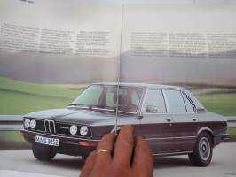 BMW 518, 520, 525, 528i 1978 -myyntiesite / sales brochure