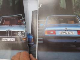 BMW 518, 520, 525, 528i 1978 -myyntiesite / sales brochure