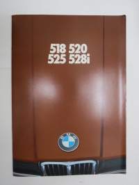 BMW 518, 520, 525, 528i 1978 -myyntiesite / sales brochure