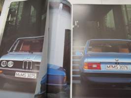 BMW 518, 520, 525, 528i 1978 -myyntiesite / sales brochure