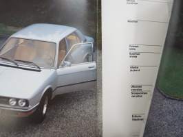 BMW 518, 520, 525, 528i 1978 -myyntiesite / sales brochure