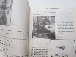 Solé Diesel engine Mini - 14, Instruction Manual and Parts List -dieselmoottori, käyttöohjekirja ja varaosaluettelo englanniksi