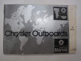 Chrysler Outboards 4 hv perämoottori käyttöohjekirja - 4 hk utombordsmotor instruktionsbok